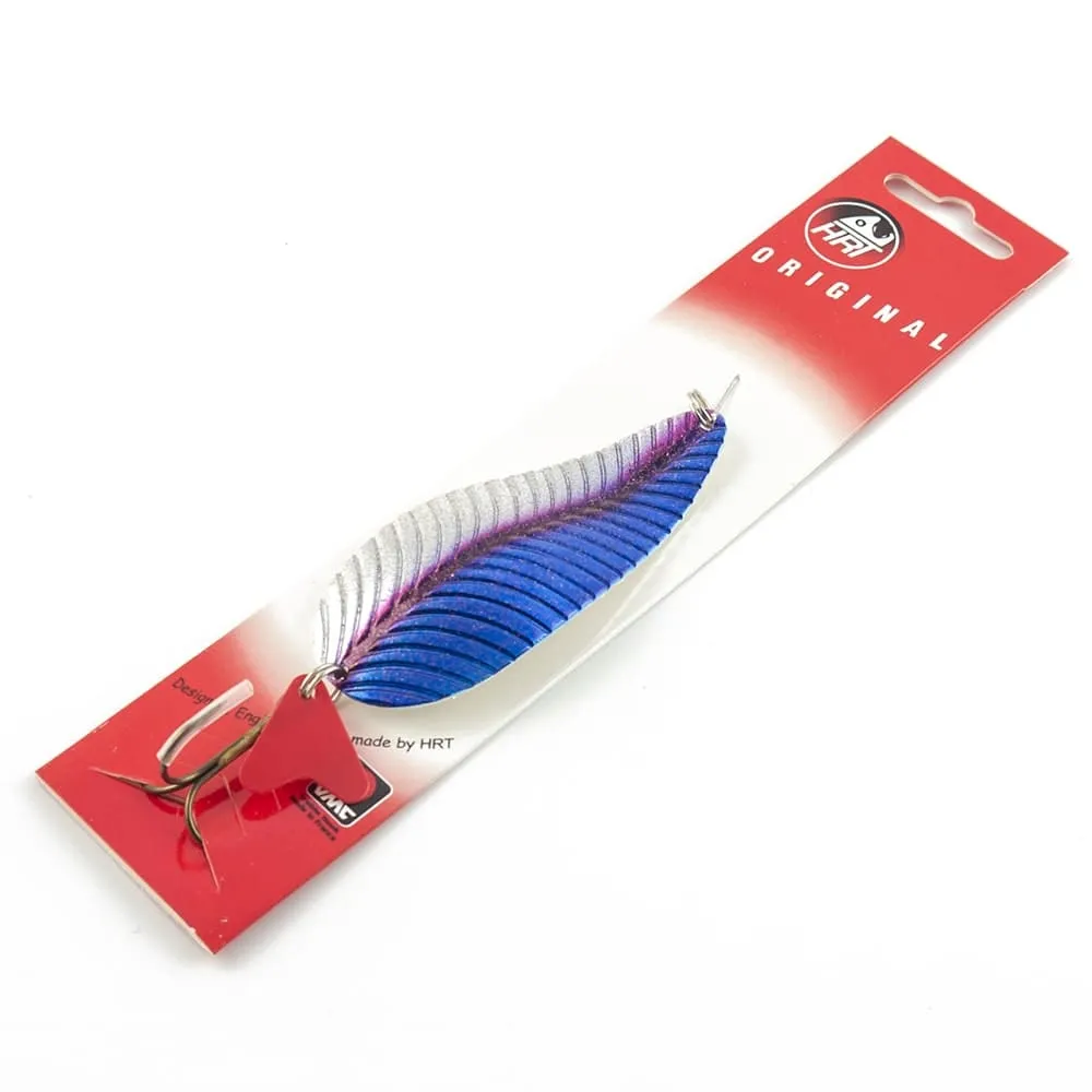 Блесна колеблющаяся HRT(Польша) Alga #2 Серебро-синий 38гр