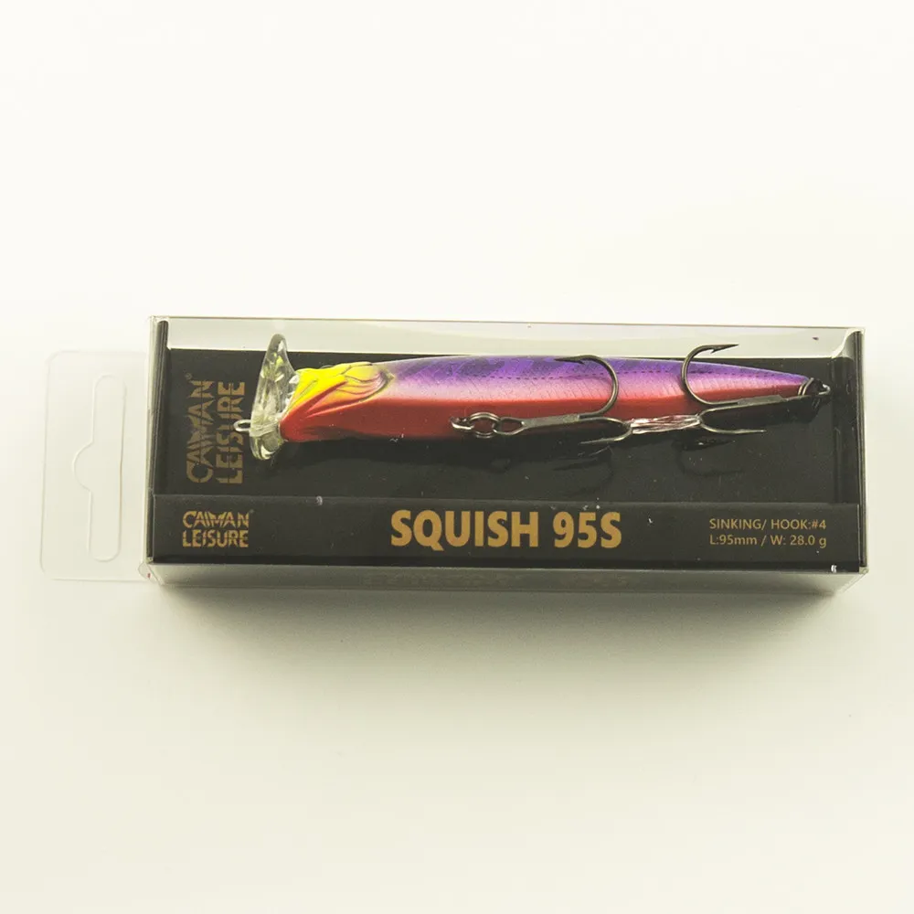 Воблер Caiman Squish 95S 28g sinking цвет СA04
