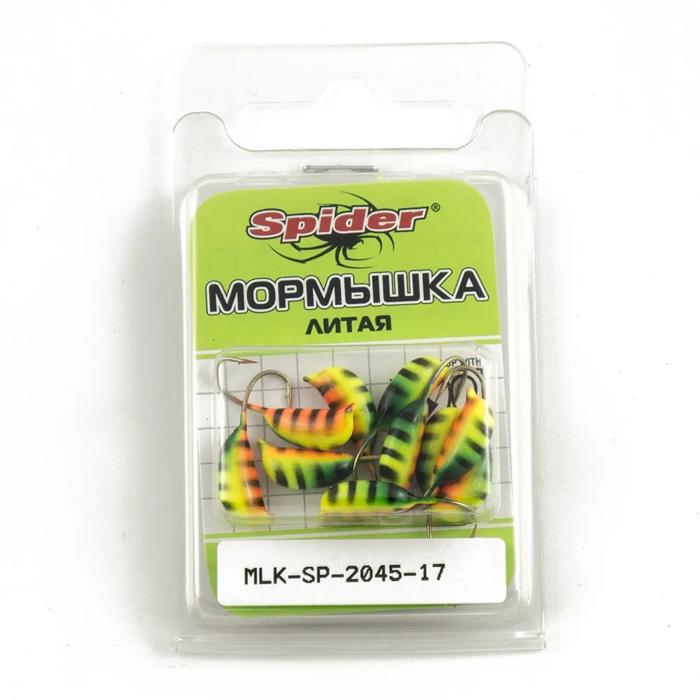 Мормышка вольфрамовая Spider Рижский банан с ухом 4,5 мм 17