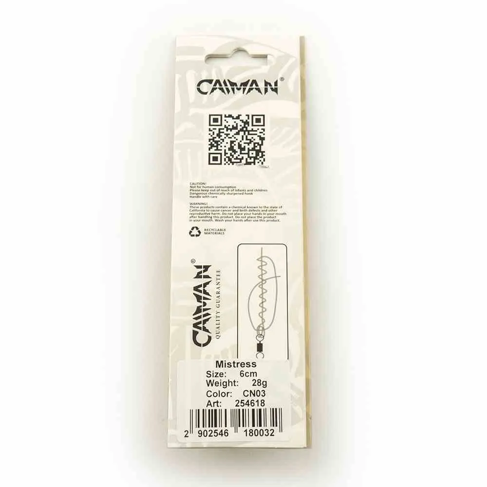 Блесна колеблющаяся Caiman Mistress 28гр 6см цвет CN03 (5шт в упак.)