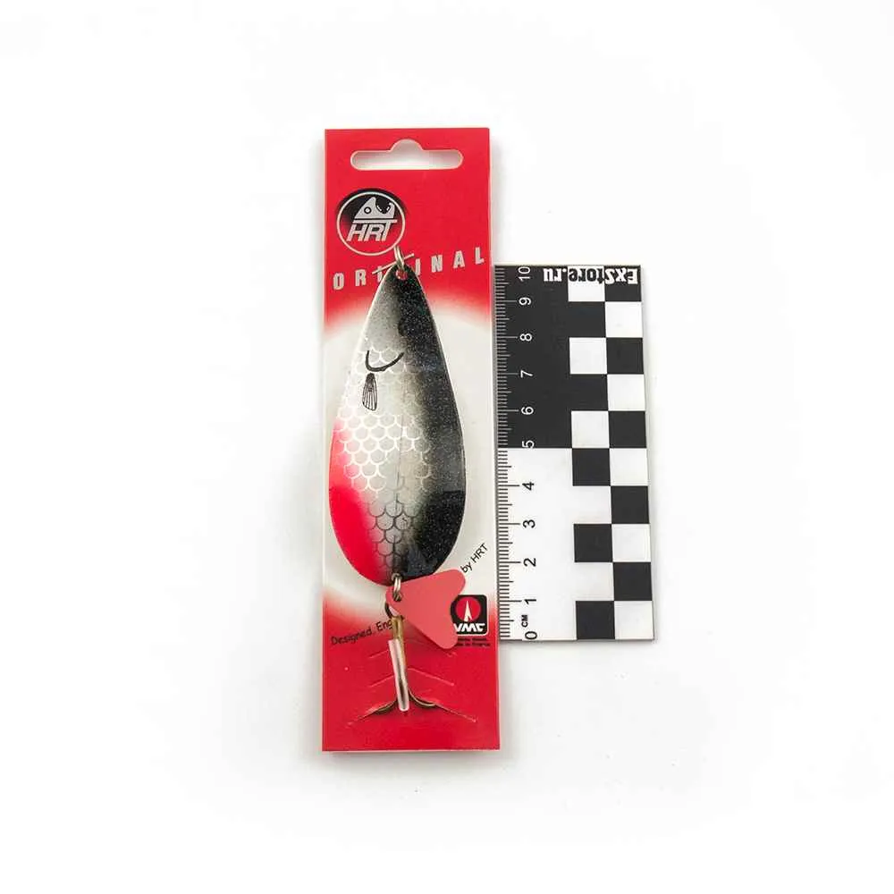 Блесна колеблющаяся HRT(Польша) Alga Черный серый розовый 38гр