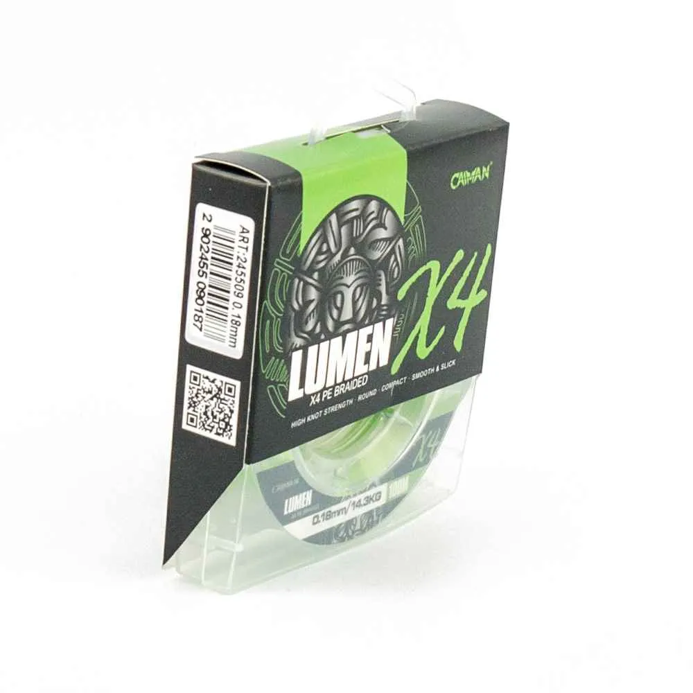Шнур Caiman Lumen 100м 0,18мм зеленый