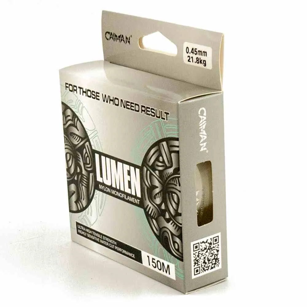 Леска Caiman Lumen 150м 0,45 мм прозрачная