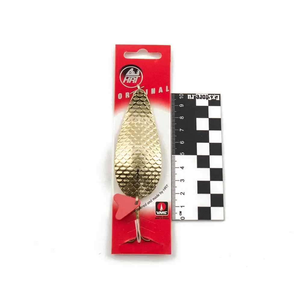 Блесна колеблющаяся HRT(Польша) Alga латунь чешуя 38гр