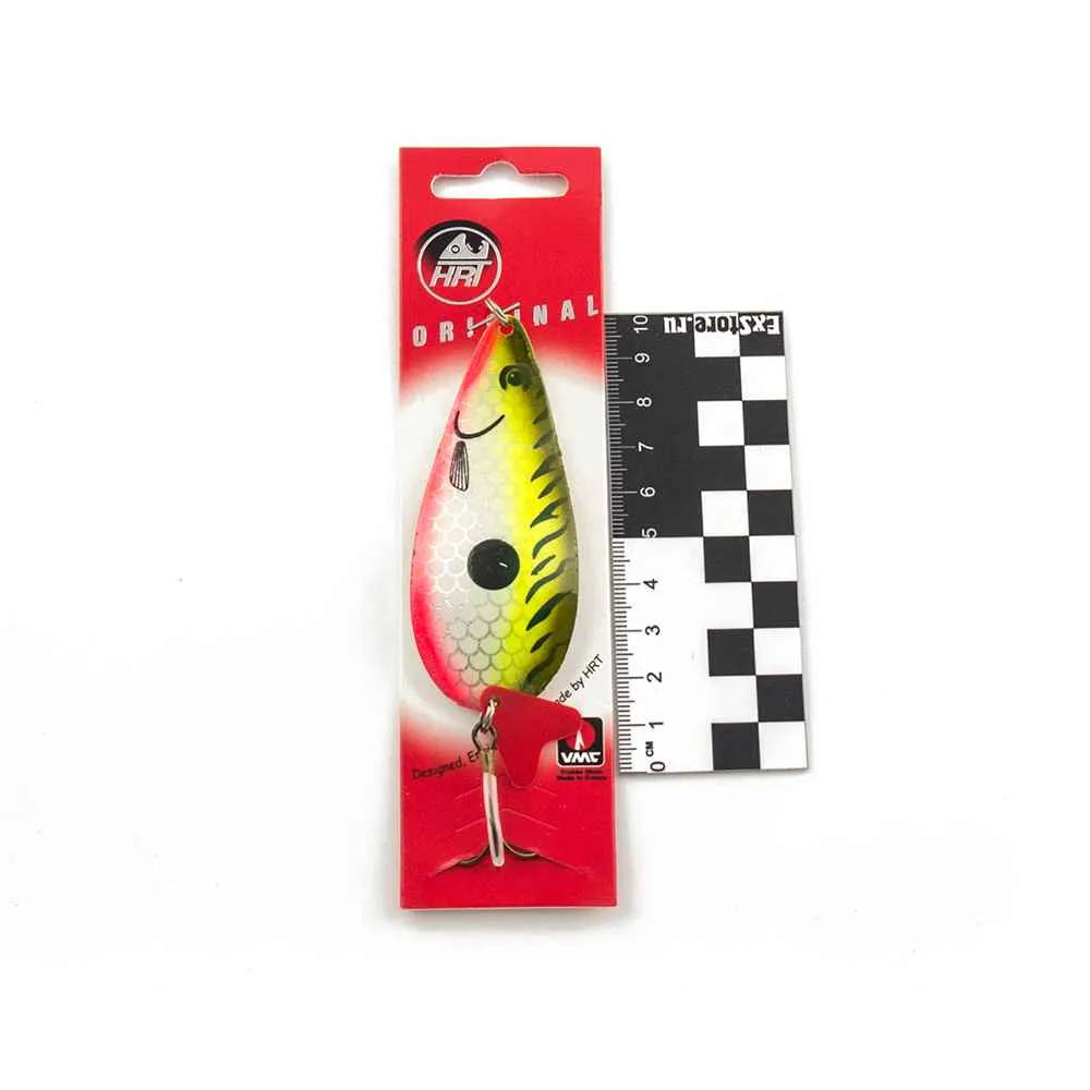 Блесна колеблющаяся HRT(Польша) Alga Черная точка 38гр