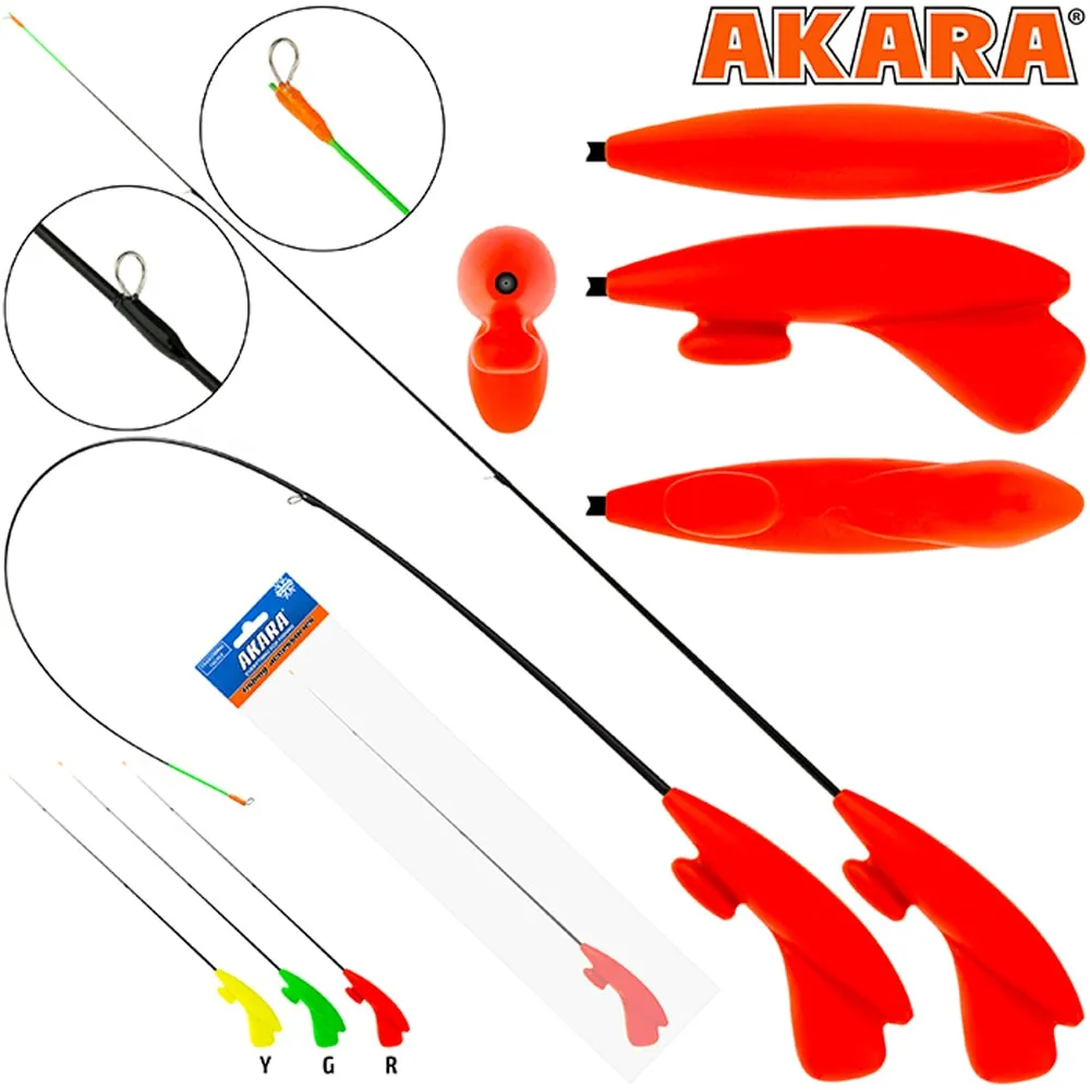 Удочка зимняя Akara RHS-G3R-R