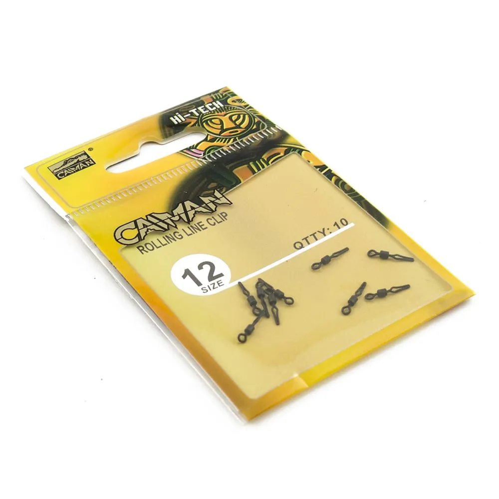 Вертлюг Caiman 216027 Black mat #12 10шт/уп 