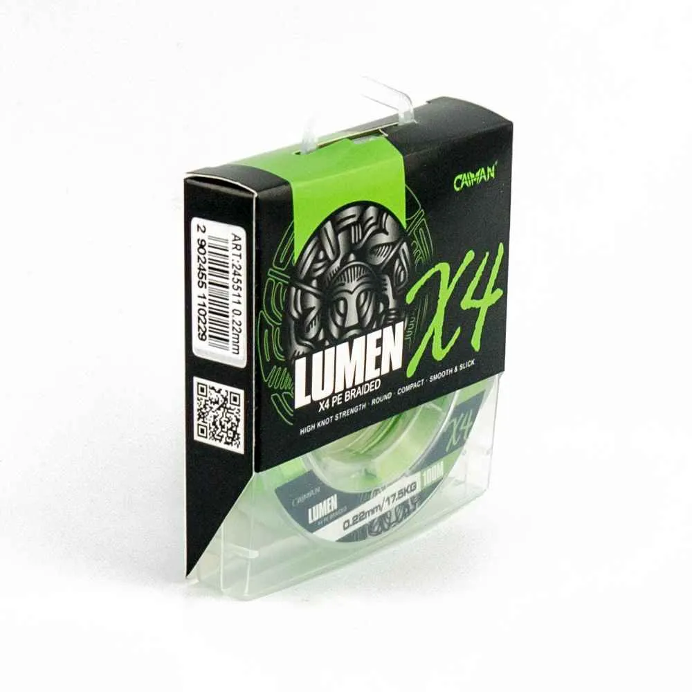 Шнур Caiman Lumen 100м 0,22мм зеленый