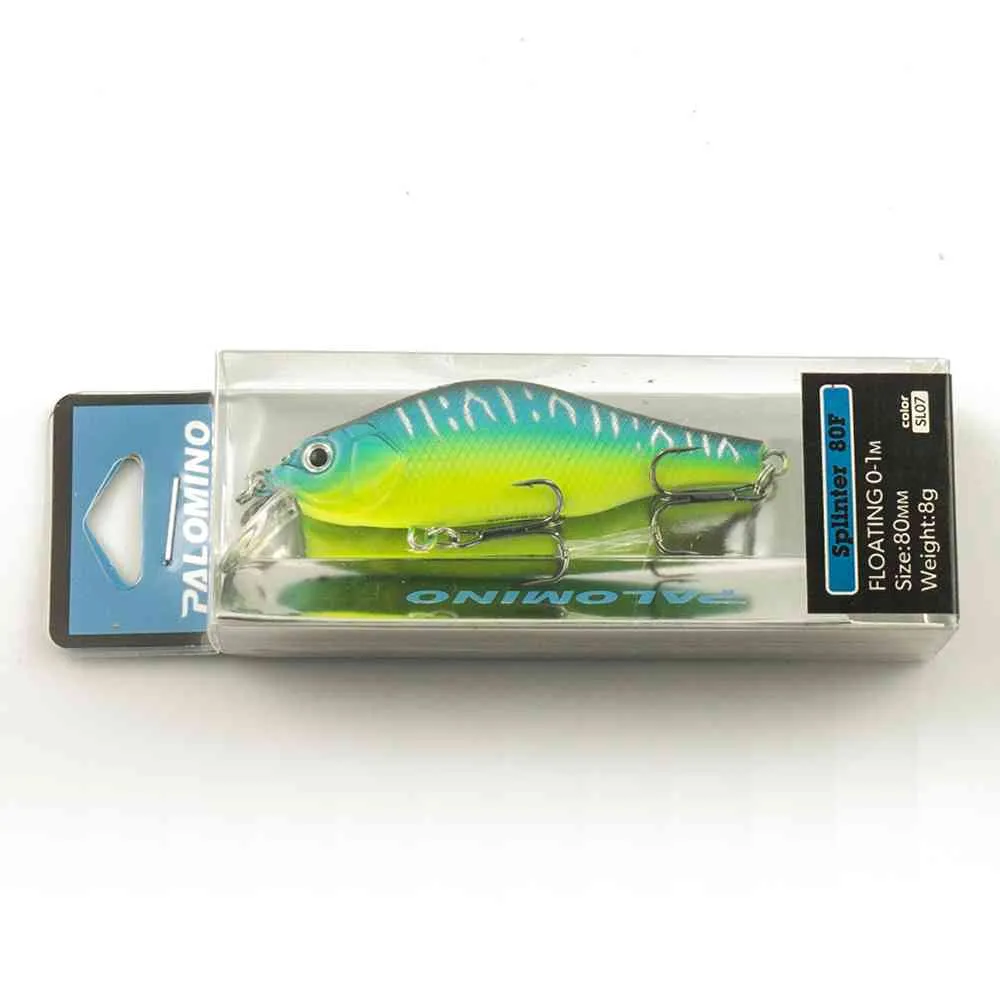 Воблер Palomino Splinter 80F 8гр 0-1м цвет 7