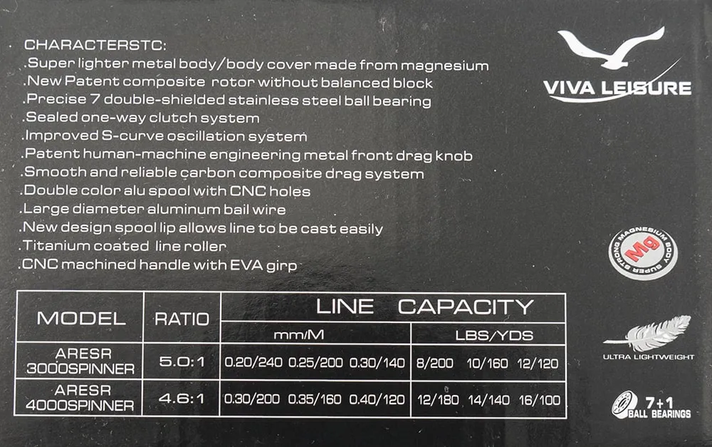 Катушка Viva AreSr Spinner 4000
