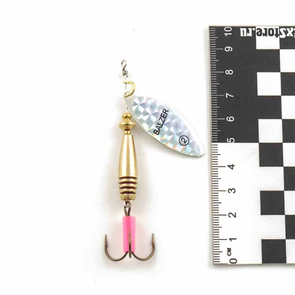 Блесна вращающаяся Balzer(Польша) Лонг №2 12 гр серебро