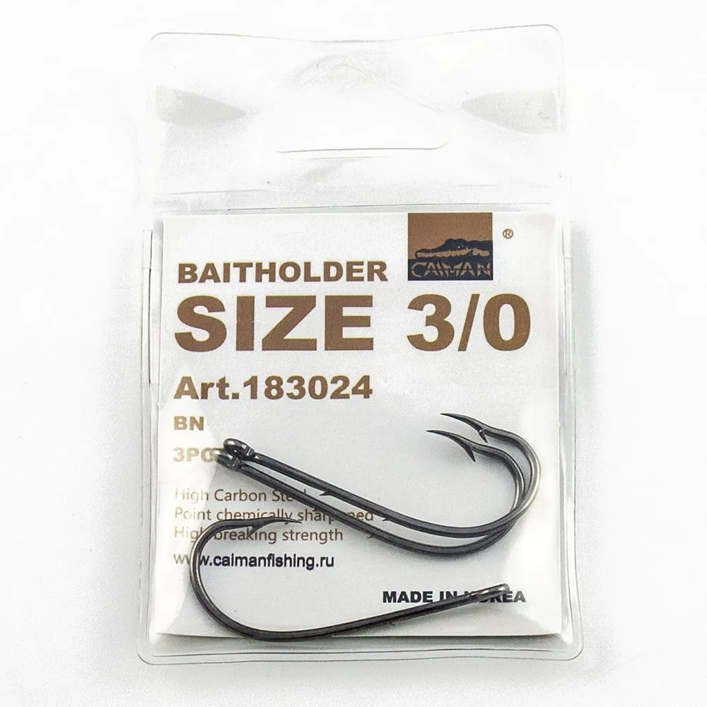 Крючки Caiman Baitholder №3/0 (уп. 3шт.) 183024