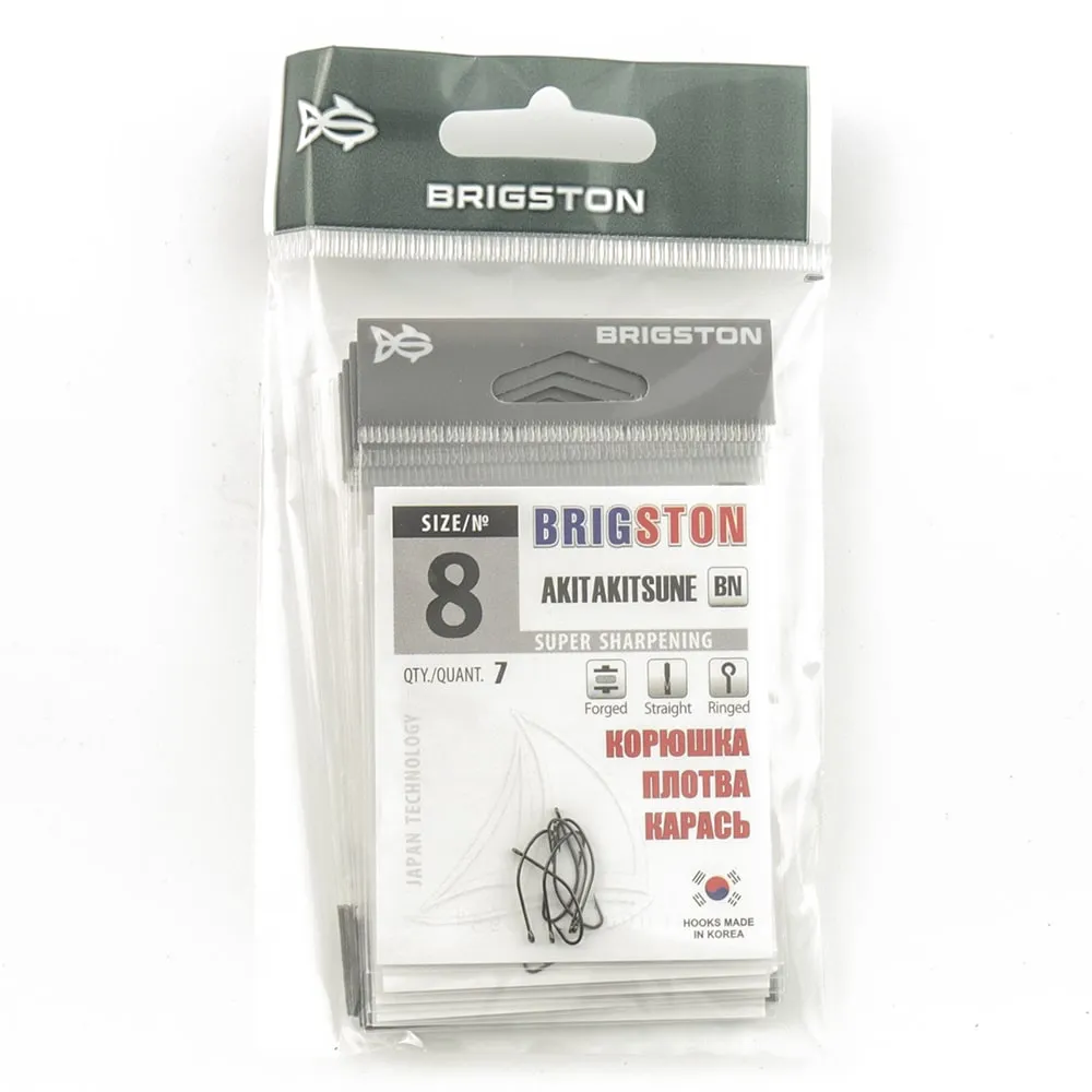 Крючок Brigston Akitakitsune BN №8 (7шт в упак)