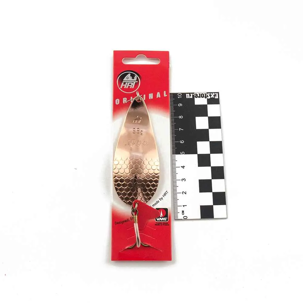 Блесна колеблющаяся HRT(Польша) Alga Медь 38гр