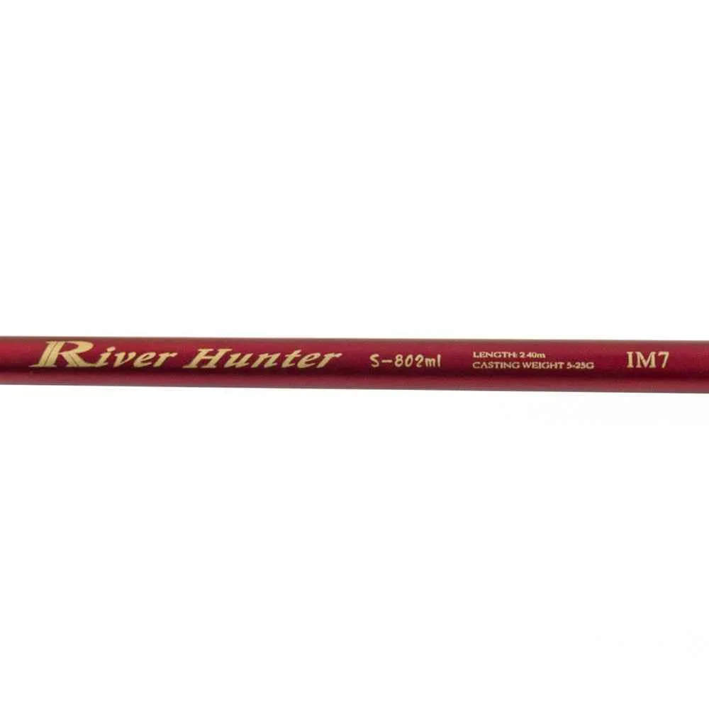 Спиннинг Caiman River hunter spin (Красные) IM-7 5-25g 2.40м 