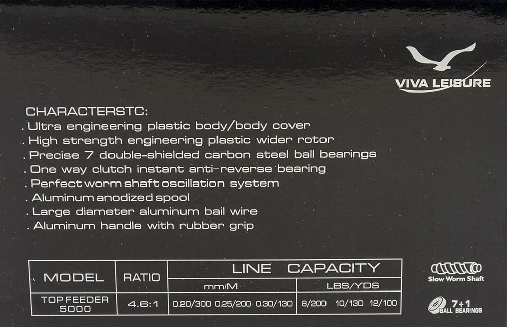 Катушка Viva Top Feeder 5000 (7+1ВВ)