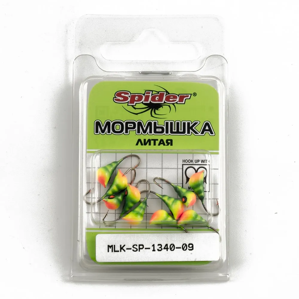 Мормышка вольфрамовая Spider Муравей с ухом 4,0 мм 09
