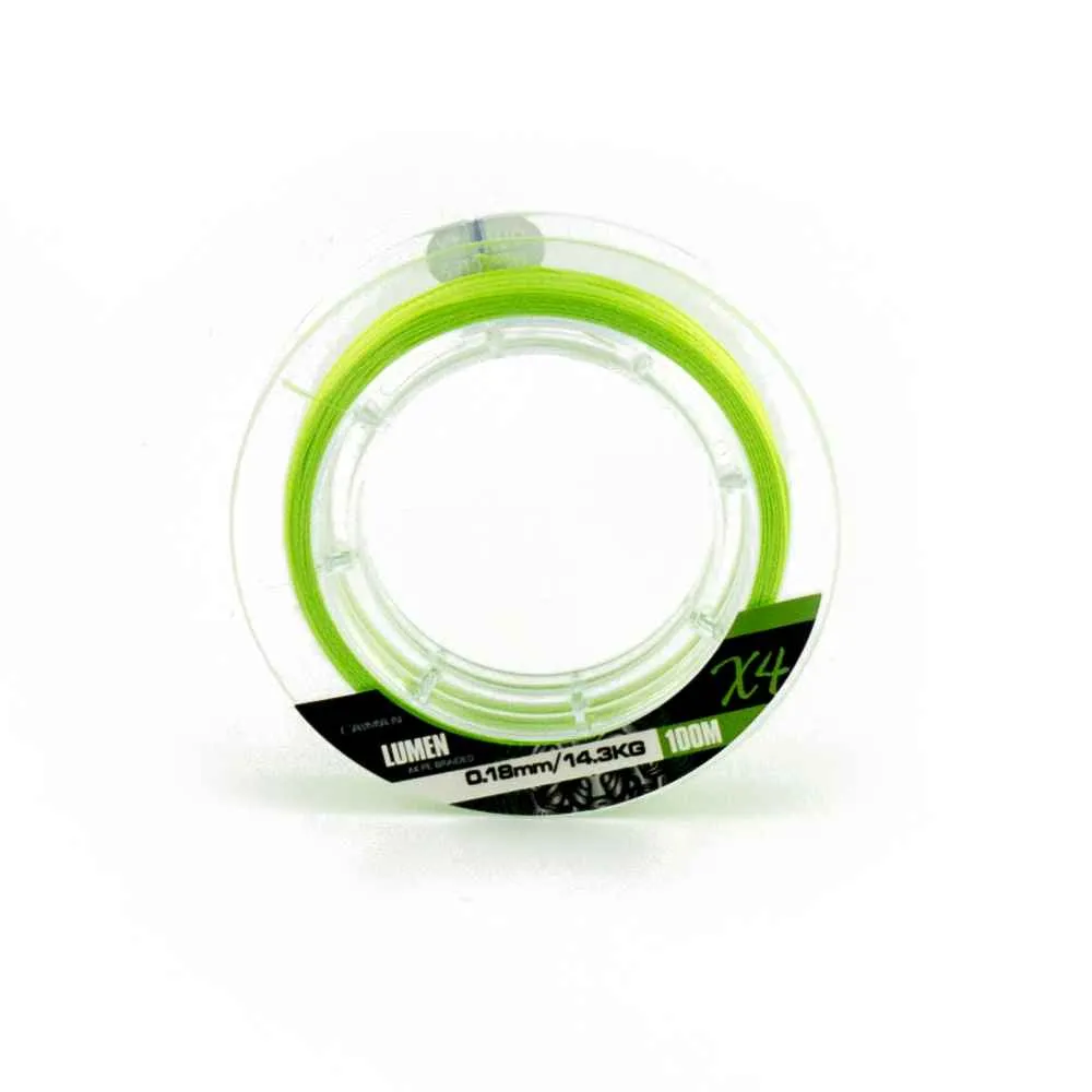 Шнур Caiman Lumen 100м 0,18мм зеленый