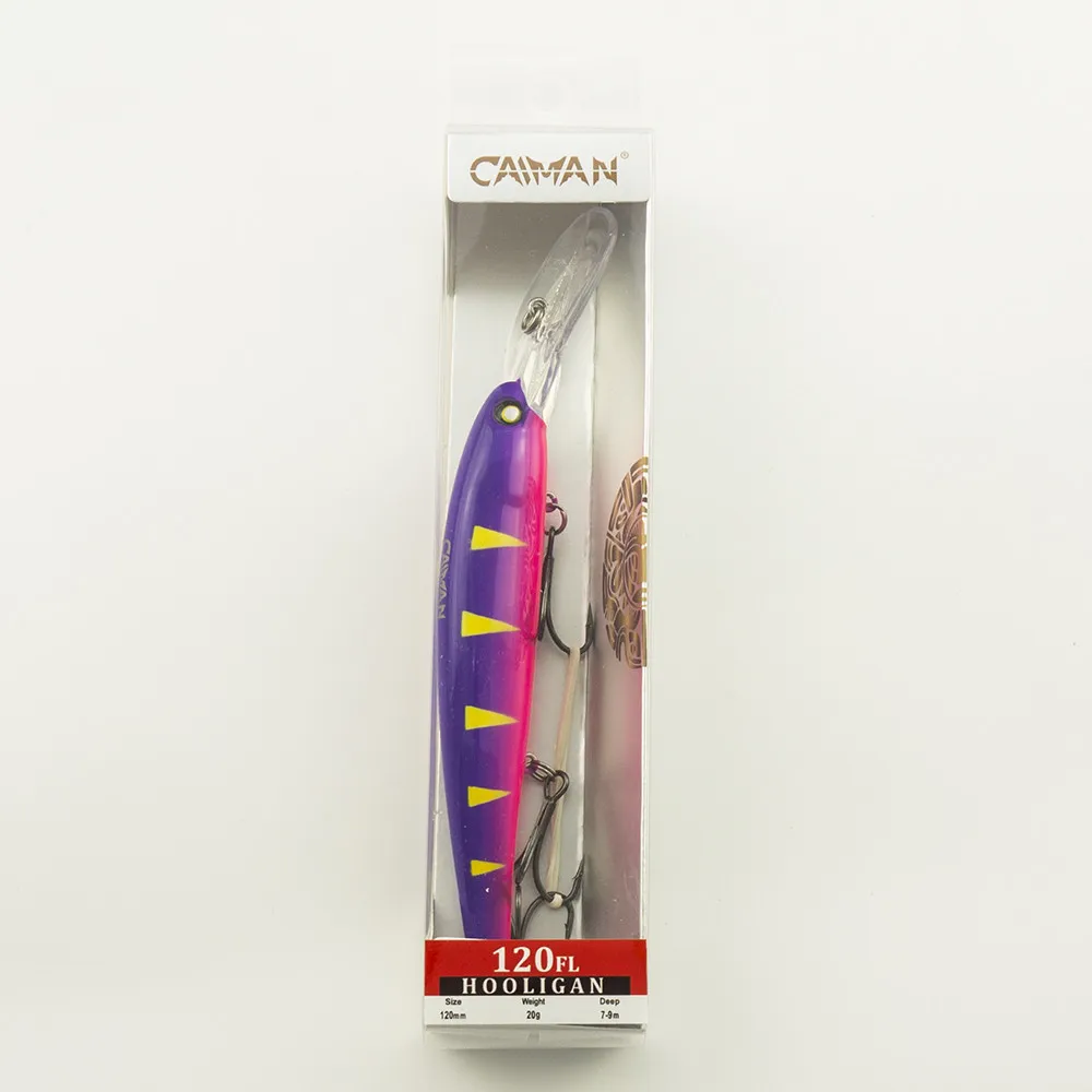 Воблер Caiman Hooligan 120F 20g 1,5м цвет СМ305