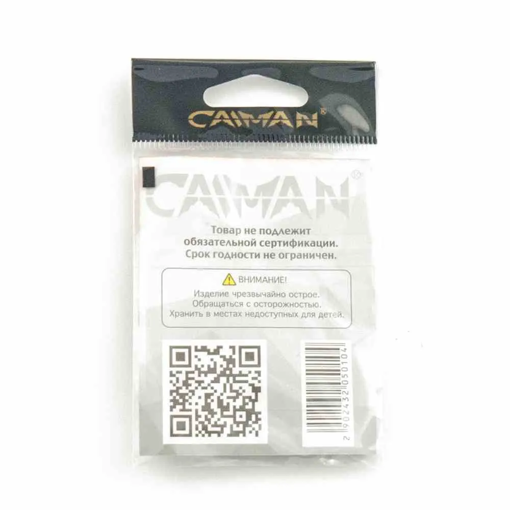 Крючки Caiman Offset Shank №1 40801