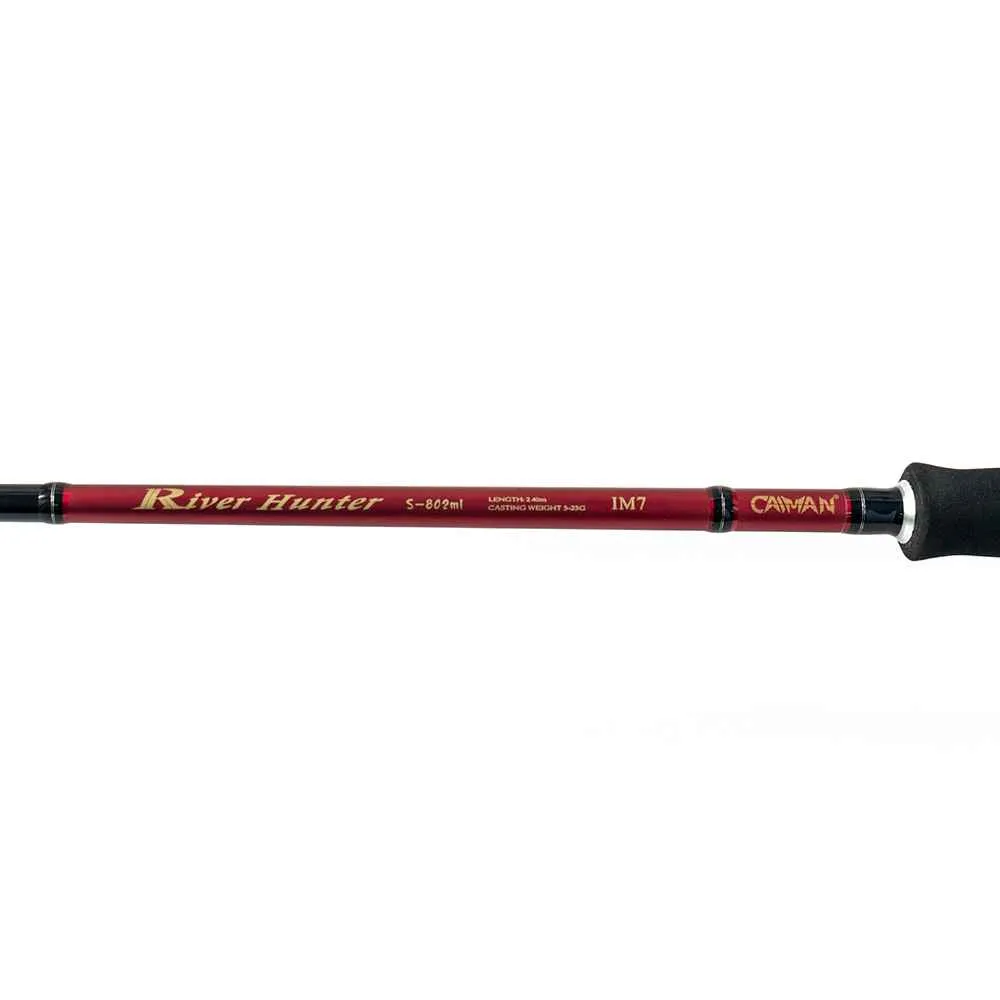 Спиннинг Caiman River hunter spin (Красные) IM-7 5-25g 2.40м 