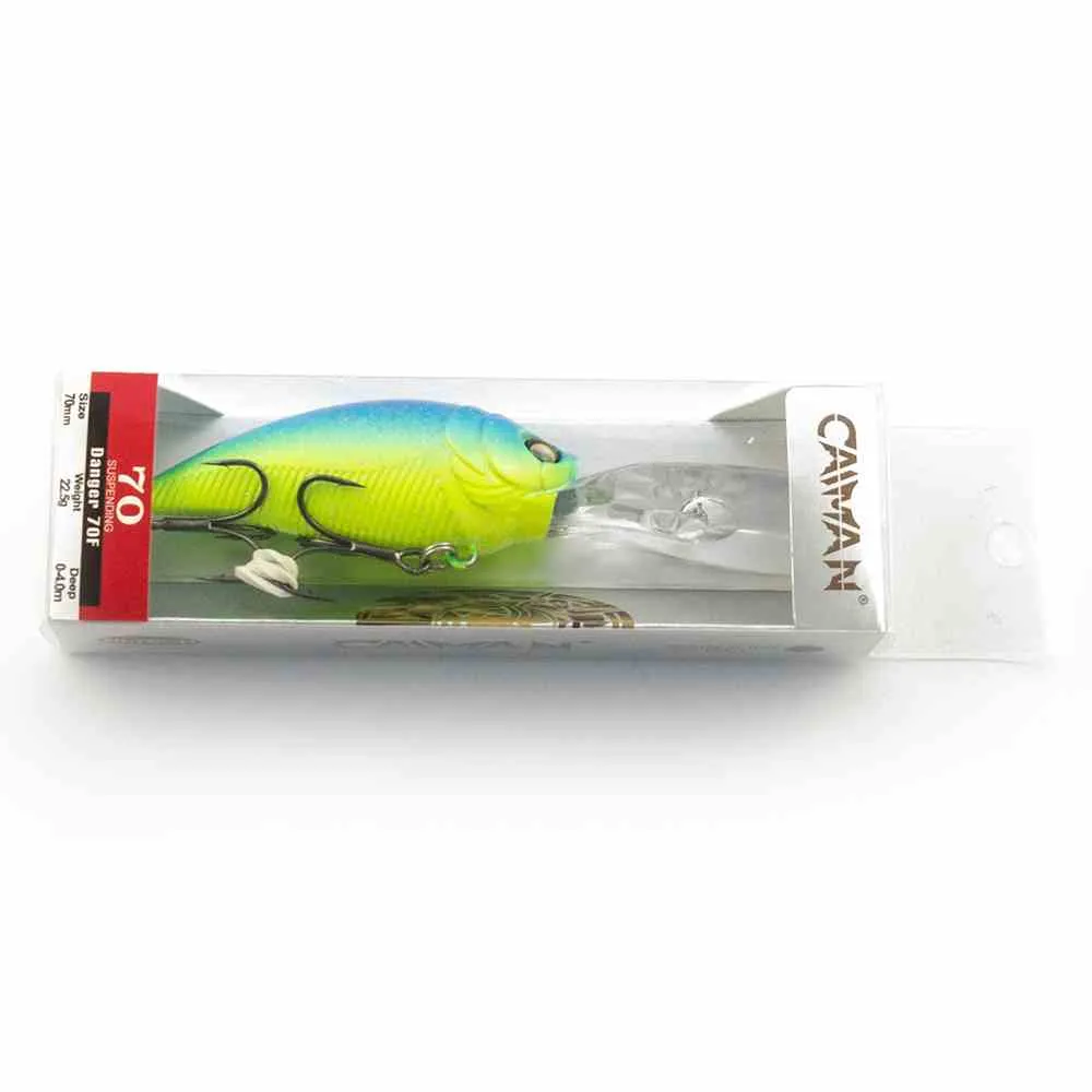 Воблер Caiman Danger 70F 22,5g 4м цвет СМ170
