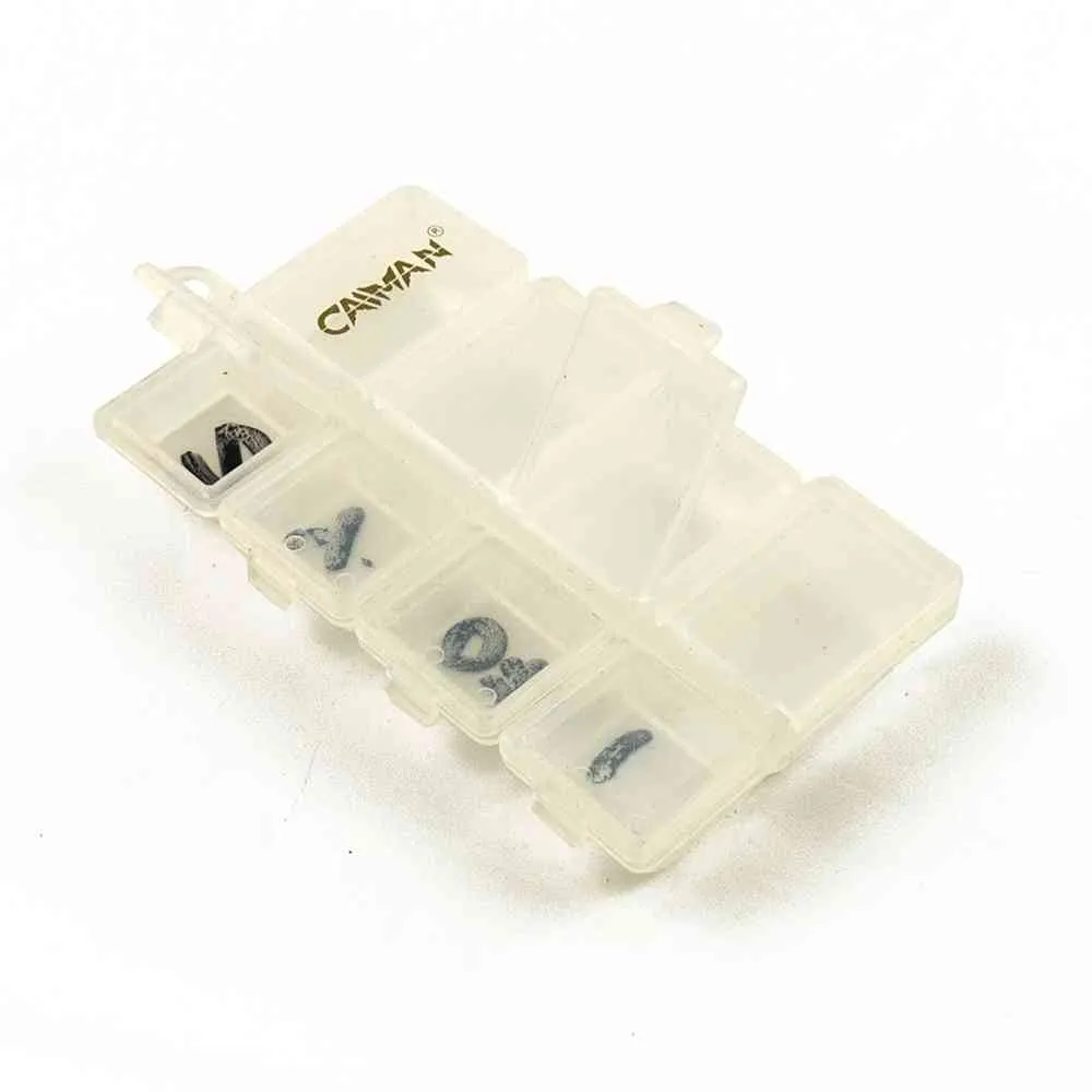 Коробка Caiman прозрачная 8 ячеек ZY-071 10x6x1cm