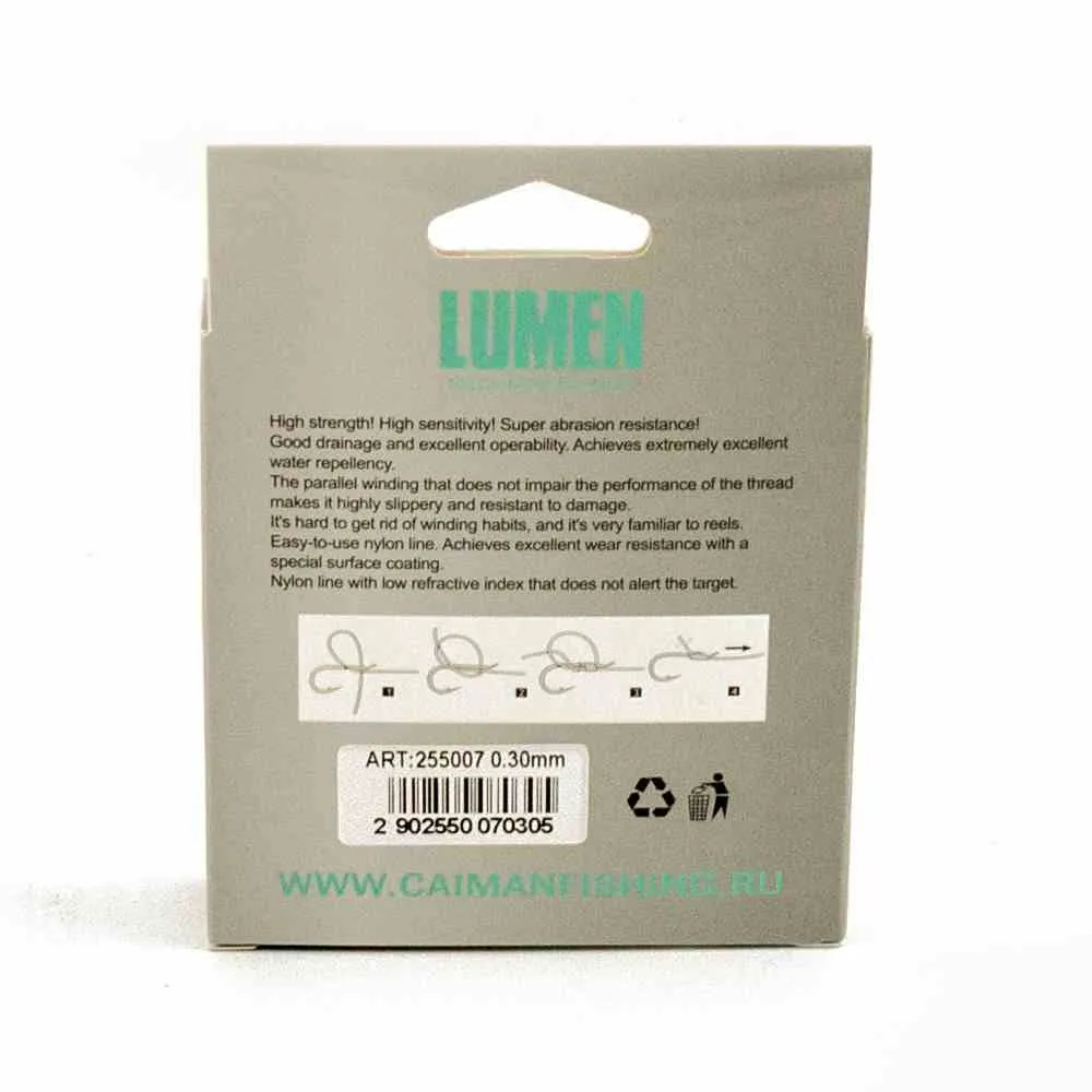 Леска Caiman Lumen 150м 0,30 мм прозрачная