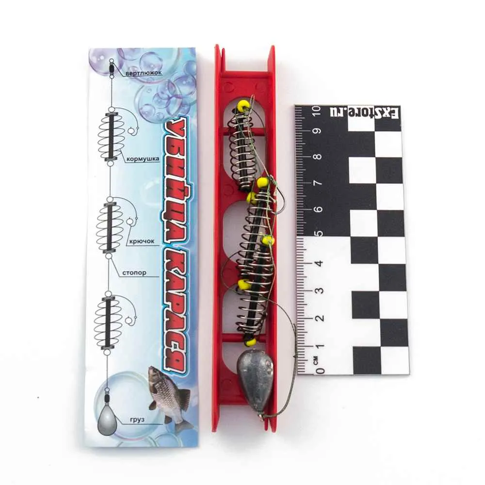 Монтаж убийца карася на мотовиле 20гр РБ