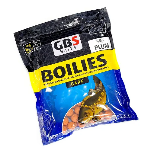 Бойлы GBS Baits 20мм 1кг Plum Cлива