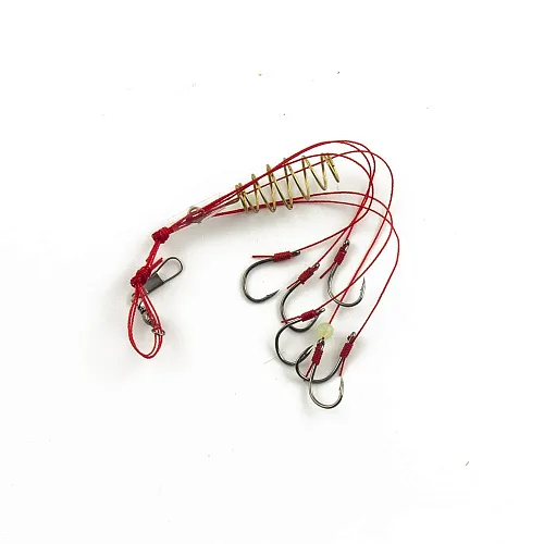 Набор монтажей "соска" Palomino № 130 4 шт (5 крючков) №12 (10 шт в упак)