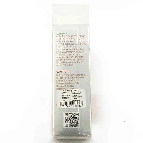 Воблер Caiman Vision 110SP 14g 0,8-1.2м цвет СМ81