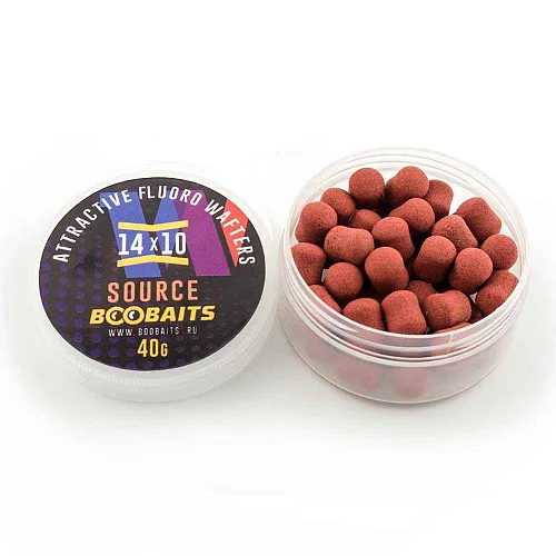 Бойлы BOO Baits Wafters 14x10 Source 40гр банка