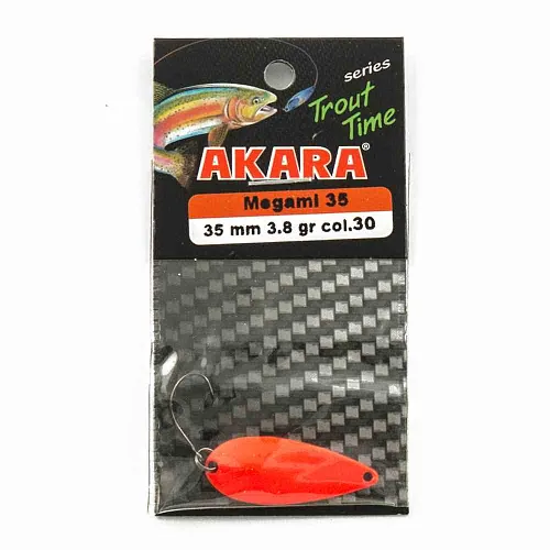 Блесна форелевая колеб. AKARA trout time Megami 35мм 3,8гр цвет 30