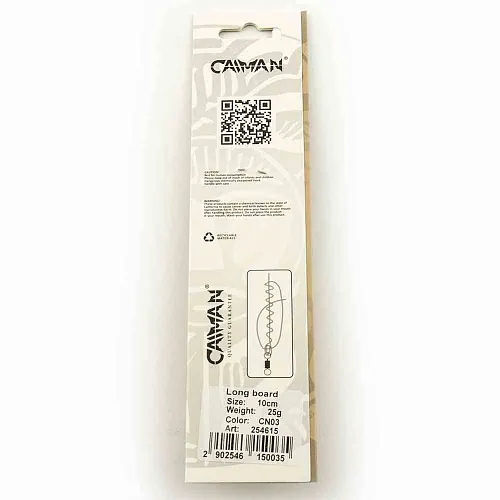 Блесна колеблющаяся Caiman Long Board 25гр 10см цвет CN03 (5шт в упак.)
