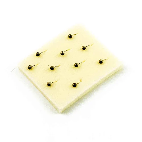 Мормышка вольфрамовая Мастив Дробь 3 отверстие чищеный, б/о 0,3гр