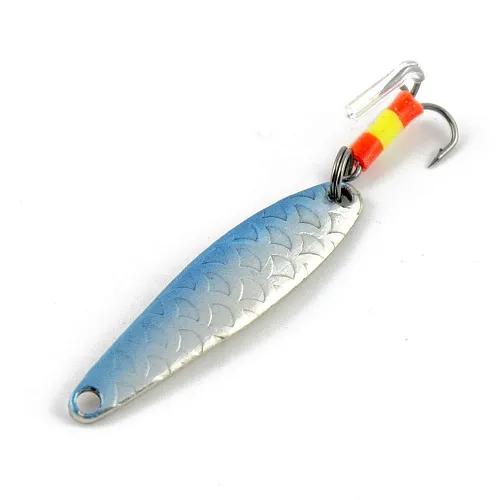 Блесна зимняя Profilux Окуневая 2,5гр цв. 08 серебро голубая чешуя