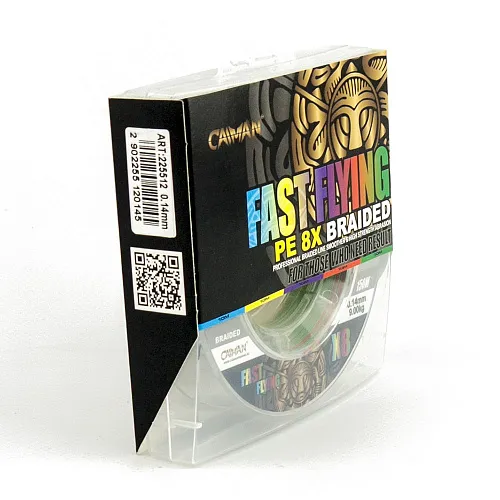 Шнур Caiman Fast flying 8PE 0,14 мм 150 м Multicolor 225512