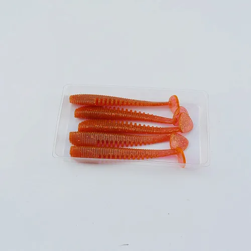 Виброхвост FISHER BAITS Arovana 89мм цвет 01 (уп. 5шт)