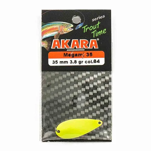 Блесна форелевая колеб. AKARA trout time Megami 35мм 3,8гр цвет 64