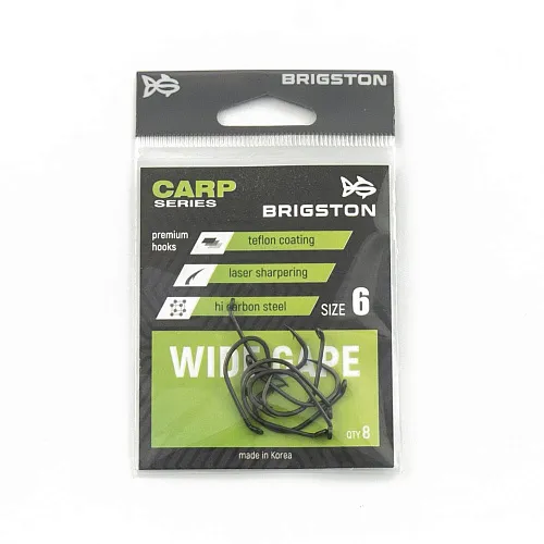 Крючок Brigston Wige Gape Teflon № 6 ( уп. 7 шт.)