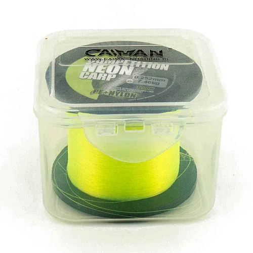 Леска Caiman Competition Neon Carp 1200м green 0,25мм