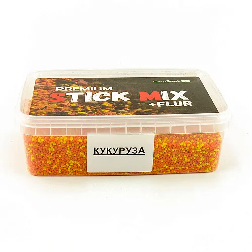 Пеллетс CarpSpot Premium Stick Mix 2 мм 500 г (оранж/жёлт) Кукуруза