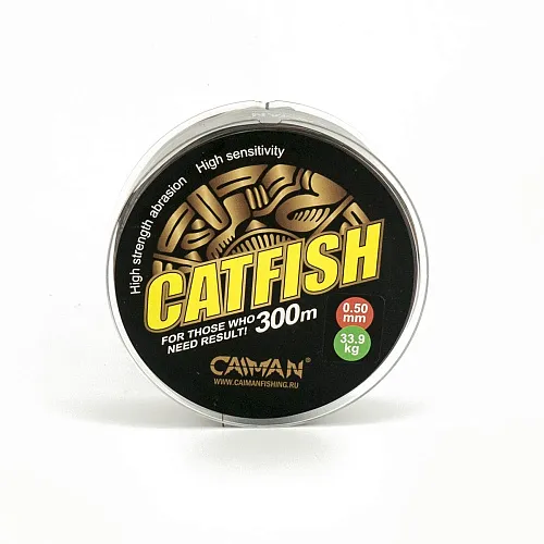 Леска Caiman Catfish 300м 0,50мм тёмно-коричневая (6шт в упак)