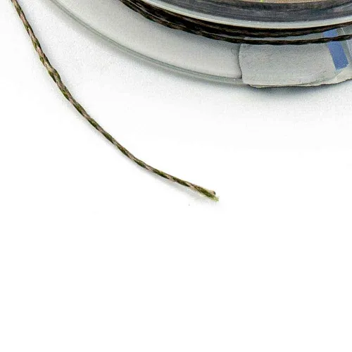 Поводочный материал (lead core) Caiman Soft Flex Green+brown 10m 25lbs 245862