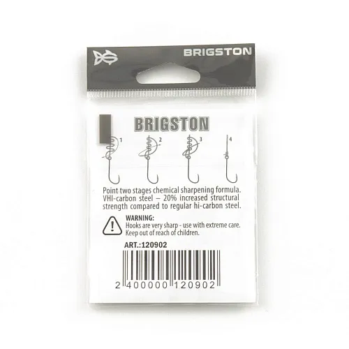 Крючок Brigston Aberdeen BN № 2 ( уп. 5 шт.)