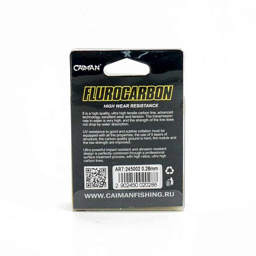 Леска Caiman Flurocarbon 30м 0,28мм