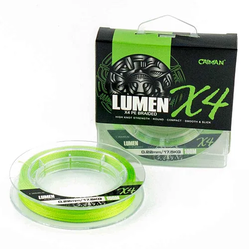 Шнур Caiman Lumen 100м 0,22мм зеленый