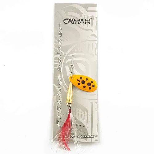 Блесна вращающаяся Caiman Pike killer classic 6гр #3 цвет CA58 (5шт в упак.)