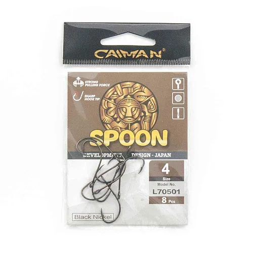 Крючки Caiman Spoon №4 70501
